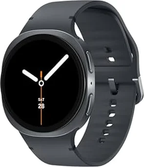 Samsung Galaxy Watch8 Smartwatch mit Galaxy AI, Fitness-Uhr und Fitness-Tracker, Sport Band, Wellness- und Schlaf-Coaching, 40 mm, Bluetooth, Graphite, 3 Jahre Herstellergarantie