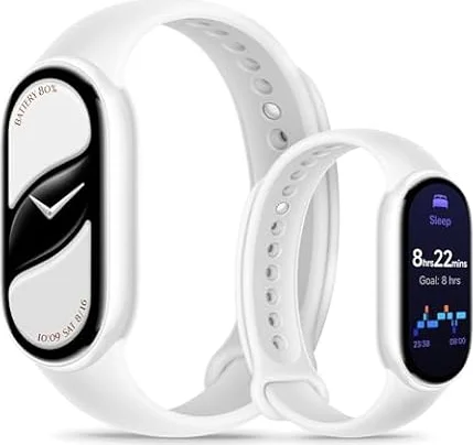 Xiaomi Smart Band 10, Smart Watch,Fitness-Tracker, 1,72" AMOLED Display, 21 Tage Akku, 5ATM Wasserdichtigkeit, SPO₂ & Herzfrequenzmessung, Schlafüberwachung,150+ Sportmodi, Ceramic Edition Pearl White