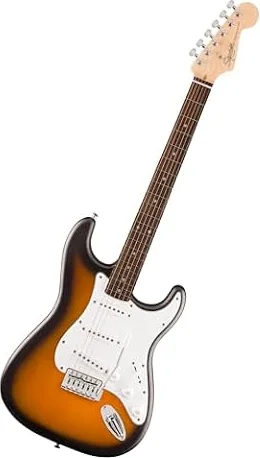 Squier by Fender Debut Stratocaster Einsteiger-E-Gitarre, Sunburst