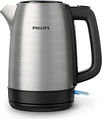 Philips Wasserkocher Daily Collection, Edelstahl, 1,7 L