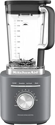KitchenAid Pure Power Standmixer 2L BPA-freier Behälter Anthrazitgrau