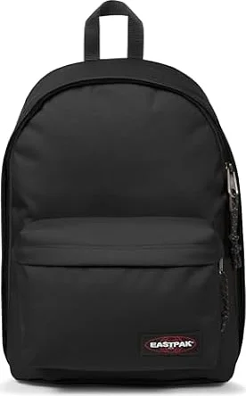 EASTPAK Out of Office Rucksack 27L (44 x 29,5 x 22 cm), Laptopfach 13–15 Zoll, wasserabweisender Schul- & Arbeitsrucksack, robuster Tagesrucksack mit gepolsterten Trägern - BLACK
