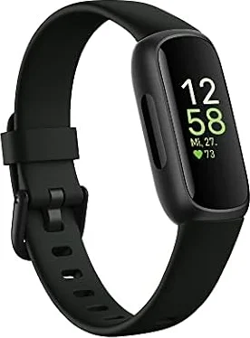 Google Fitbit Inspire 3 – Gesundheits- & Fitness-Tracker Damen / Herren - Herzfrequenzmessung, Stressmanagement, Schlafanalyse & bis zu 10 Tage Akkulaufzeit – Fitnessuhr kompatibel mit Android/iOS