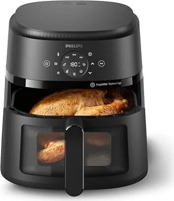 Philips Airfryer 2000 Serie Heißluftfritteuse, Schwarz, 6,2L
