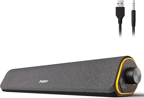 SOULION R50 PC Lautsprecher Soundbar für Desktop, Laptop, Tablet, Monitor