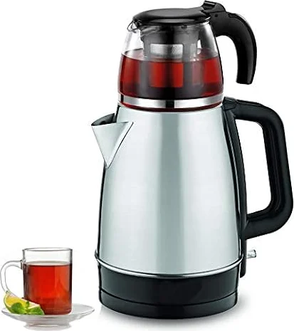 Teekocher | 100% BPA-Frei | 2200 Watt | Überhitzungsschutz | Kalkfilter | Sicherheitsglas | Teemaschine | Wasserkocher | Tea Maker | Water Kettle | Tee
