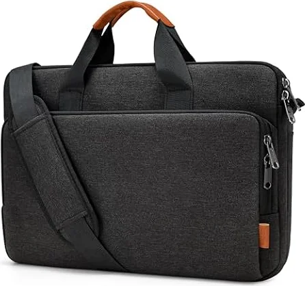 bagasin Laptoptasche Aktentasche Passt bis zu 15 15,6 16 Zoll Erweiterbare