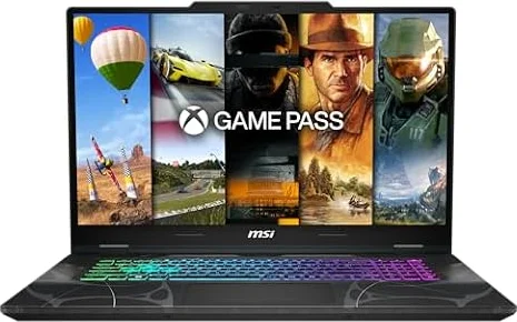 MSI Cyborg 17, Gaming-Laptop, 17,3" Full-HD 144 Hz Display, Intel Core 7 240H, NVIDIA GeForce RTX 5060, 16 GB DDR5, 1 TB SSD, Windows 11 Home, inkl. 1 Monat GamePass, B2RWFKG-048