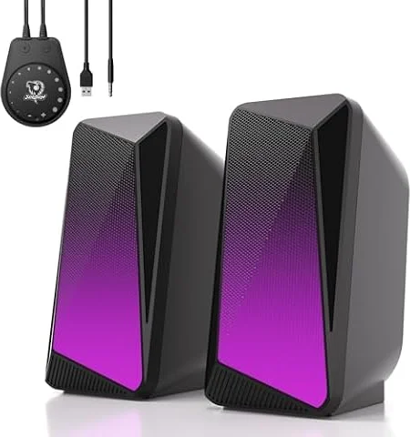 SOULION C30 PC Lautsprecher Bluetooth für Monitor, Laptop, Spiele, Desktop