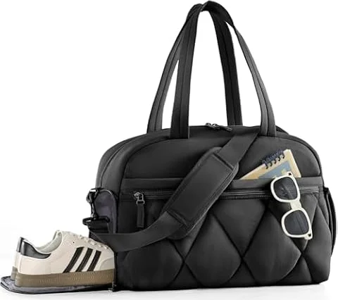 Lekespring Sporttasche für Damen, Handgepäck, Schuhfach für Weekender