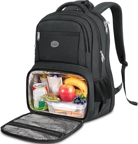 MATEIN Rucksack Herren mit Kühlfach, Groß Laptop Rucksack Herren 17 Zoll