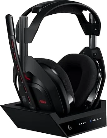 Logitech G Astro A50 Lightspeed, Kabelloses Gaming-Headset + Basisstation