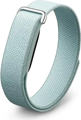 Fitbit Google Air – Aktivitätstracker ohne Display mit Fitness-Tracking, Herzfrequenzmessung und Schlafanalyse – bis zu 7 Tage Akkulaufzeit – mit iOS und Android kompatibel – Fog