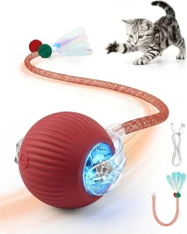 Interaktives Katzenspielzeug Ball, Elektrischer Katzenball Für Drinnen