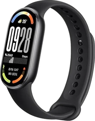 Xiaomi Smart Band 10, Smart Watch,Fitness-Tracker, 1,72" AMOLED Display, 21 Tage Akku, 5ATM Wasserdichtigkeit, SPO₂ & Herzfrequenzmessung, Schlafüberwachung,150+ Sportmodi, Schwarz