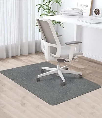 Bürostuhl Unterlage,90x120 cm,Dunkelgrau,Bodenschutzmatte bürostuhl 789