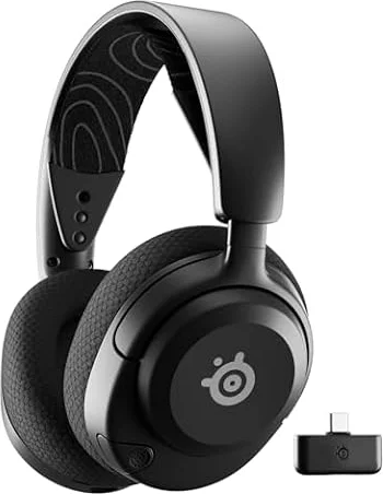 SteelSeries Arctis Nova 5 Wireless - Gaming Headset- Multi-System -PC,PS5 - Magnetische Neodym-Treiber -Über 100 Audio Presets - 60H Akkulaufzeit - 2,4 GHz oder BT-ClearCast Gen2.X-Mik