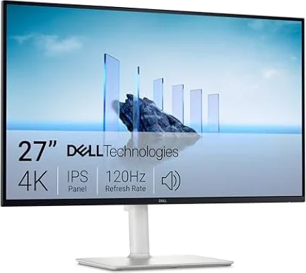 Dell 27 Plus Monitor - S2725QS, 4K UHD (3840x2160), 120Hz, IPS, 4ms