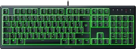 Razer Ornata V3 X - Flache Membran-Tastatur mit Chroma RGB (Lautlose Membran-Switches, Ergonomische Handballenauflage, Tastenkappen Anti-UV-Beschichtung) QWERTZ DE-Layout | Schwarz