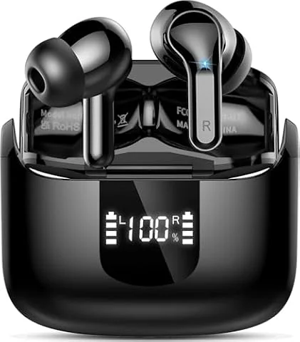 Bluetooth Kopfhörer in Ear, 6D-Stereo 2026 Kopfhörer Kabellos Bluetooth 5.4