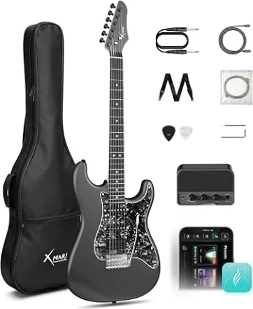 ENYA XMARI Smarte E-Gitarre set mit Verstärker, integrierten Effekten