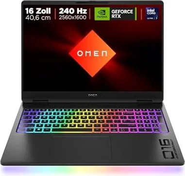 HP Omen MAX 16 Laptop, Intel Ultra 7 255HX, RTX 5070 Ti, 32GB RAM, 1TB SSD