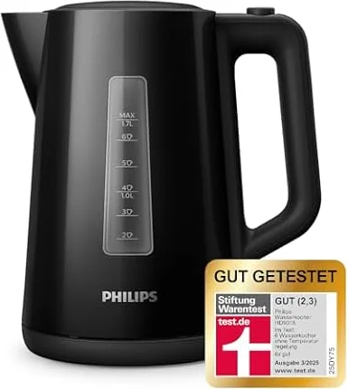 Philips Wasserkocher, Schwarz, 1,7 L