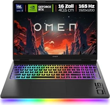 HP Omen MAX 16 Gaming Laptop, Ultra 9 275HX, RTX 5080, 32GB RAM, 1TB SSD