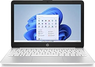 HP Stream Laptop | 11,6" HD Display | Intel Celeron N4120 | 4GB DDR4 RAM | 64GB eMMC | Intel Grafik | Windows 11 S-Mode | QWERTZ Tastatur | Weiß | inkl. Microsoft Office 365 Single