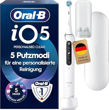 Oral-B iO Series 5 Elektrische Zahnbürste, Weiß