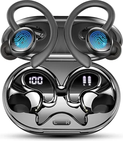 2026 Kopfhörer Kabellos Bluetooth 5.4, Bluetooth Kopfhörer, 50 Std Spielzeit, 4 ENC Noise Cancelling Mics, HiFi Stereo, In Ear Kopfhörer Kabellose Kopfhörer, Ohrhörer mit LED Anzeige, IP7 Wasserdicht