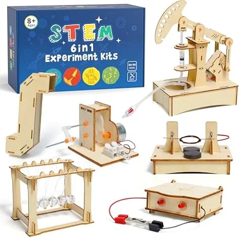 Experimente für Kinder ab 8 9 10 11 12 13 14, Elektronik Baukasten, Experimentierkasten, Elektro Baukasten für Kind, Holz Bausatz Kinder Spielzeug Geschenke ab 8 9 10 11 12 13 14 Jahre Jungen