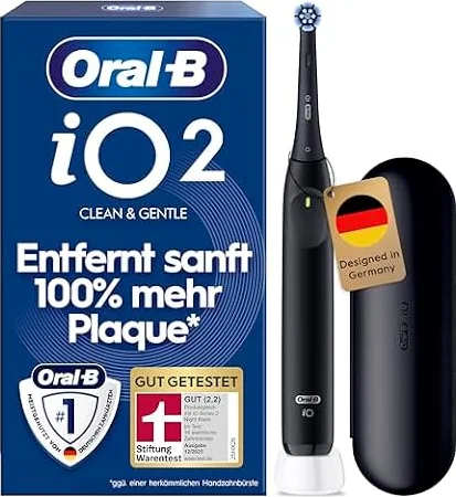 Oral-B iO Series 2 Elektrische Zahnbürste, Schwarz
